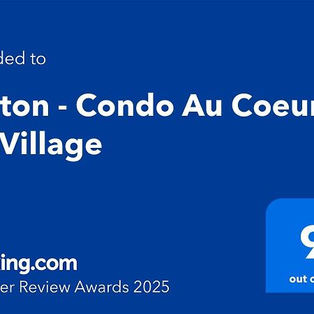 Sutton - Condo Au Coeur Du Village Luaran gambar